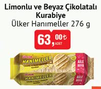 Ülker Hanımeller Limonlu Ve Beyaz Çikolatalı Kurabiye image