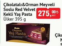 Ülker Çikolatalı & Orman Meyveli Soslu Red Velvet Kekli Yaş Pasta image