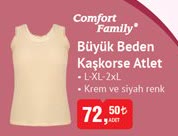 Comfort Family Büyük Beden Kaşkorse Atlet image
