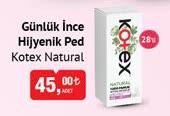 Kotex Günlük İnce Hijyenik Ped image