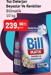 Billmatik Toz Deterjan 10kg image