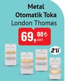 London Thomas Metal Otomatik Toka 2'Li image