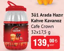 Cafe Crown 3ü1 Arada Hazır Kahve Kavanoz 32x17,5 g image