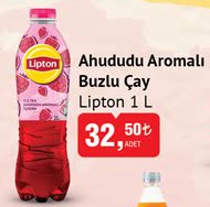 Lipton Ahududu Aromalı Buzlu Çay 1 L image