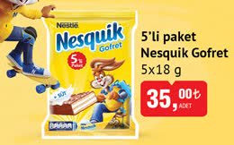 Nesquik Gofret 5x18 G image