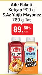 Aile Paketi Ketçap 900 g & Az Yağlı Mayonez 780 g image