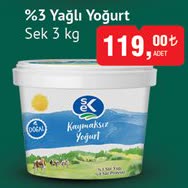 Sek 3 Kg Yağlı Yoğurt image