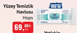 Havlu Yüzey Temizlik 100'lü Hops image