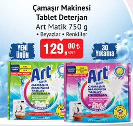Art Matik 750 G Çamaşır Makinesi Tablet Deterjan image