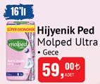 Molped Ultra Gece Hijyenik Ped image