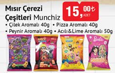Mısır Çerezi Çilek Aromalı 40g image