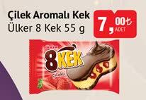 Ülker Çilek Aromalı Kek 55g image