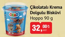Hoppo Çikolatalı Krema Dolgulu Bisküvi 90 g image