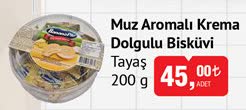 Muz Aromalı Krema Dolgulu Bisküvi 200 g image
