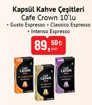 Cafe Crown Kapsül Kahve Çeşitleri 10'lu image