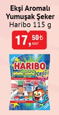 Haribo Ekşi Aromalı Yumuşak Şeker 115 g image