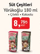 Yörükoğlu Çilekli Süt 180 Ml image