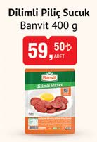 Banvit Dilimli Piliç Sucuk 400 g image