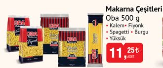 Oba Makarna Çeşitleri 500 g image