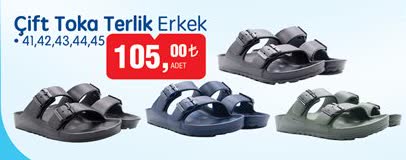 Çift Toka Terlik Erkek image