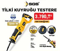 Sgs Tilki Kuyruğu Testere 1200 W image