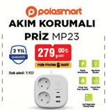 Polosmart Akım Koruma Priz MP23 image
