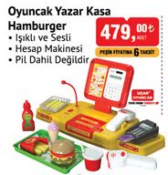 Oyuncak Yazar Kasa Hamburger image