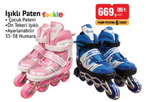Işıklı Paten Rookie 35-38 Numara image
