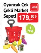 Mgs Oyuncak Çek Çekli Market Sepeti image