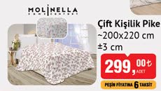 Molinella Çift Kişilik Pike 200x220 cm image