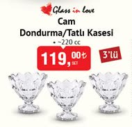 Glass In Love Cam Dondurma/Tatlı Kasesi 220 cc image