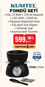 Kumtel Fondü Seti image