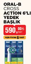 Oral-B Cross Action 6'Li Yedek Başlık image