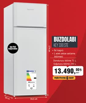Key 330 Ste Buzdolabı image