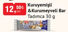 Tadımca Kuruyemişli & Kurumeyveli Bar 30 G image