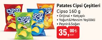 Cipso Patates Cipsi 160 g image