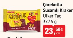 Ülker Taç 3x76 G Çörekotlu Susamlı Kraker image