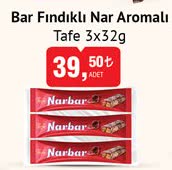 Tafe Bar Fındıklı Nar Aromalı 3x32g image