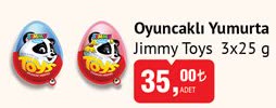 Jimmy Toys Oyuncaklı Yumurta 3x25 G image