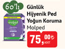 Molped 60'lı Günlük Hijyenik Ped Yoğun Koruma image