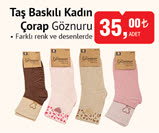 Göznuru Taş Baskılı Kadın Çorap image