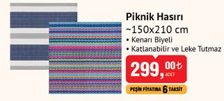 Piknik Hasırı 150x210 cm image