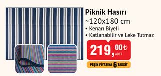 Piknik Hasırı 120x180 cm image