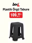 Bixi Plastik Örgü Tabure image