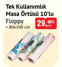 Floppy Tek Kullanımlık Masa Örtüsü 10lu image