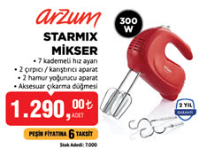 Arzum 300 Starmix Mikser 7 Kademeli image