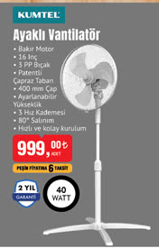 Kumtel Ayaklı Vantilatör image