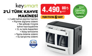 Keysmart 2'Li Türk Kahve Makinesi image