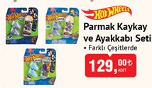 Hotwheels Parmak Kaykay Ve Ayakkabı Seti image