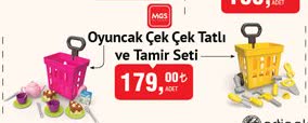 Mgs Oyuncak Çek Çek Tatlı Ve Tamir Seti image
